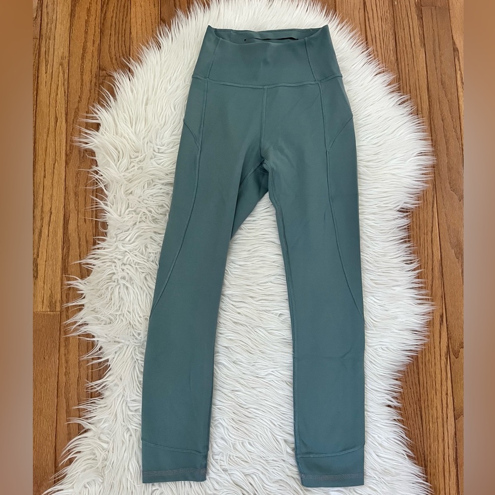 {Lululemon} In Movement 7/8 Tight Everlux in Green - Women's 2 - Picture 13 of 13